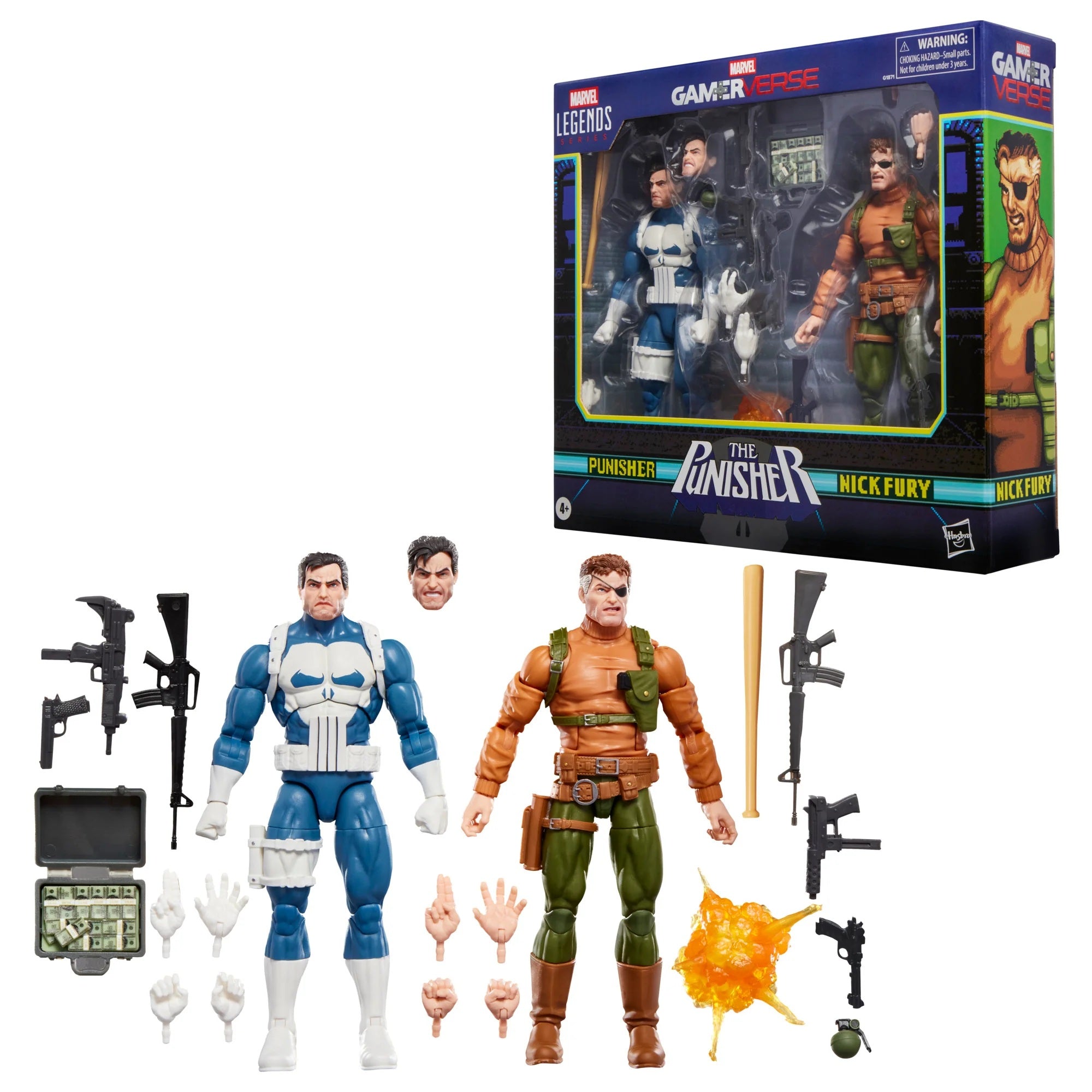 Marvel Legends 6" Gamerverse Punisher and Nick Fury - 0