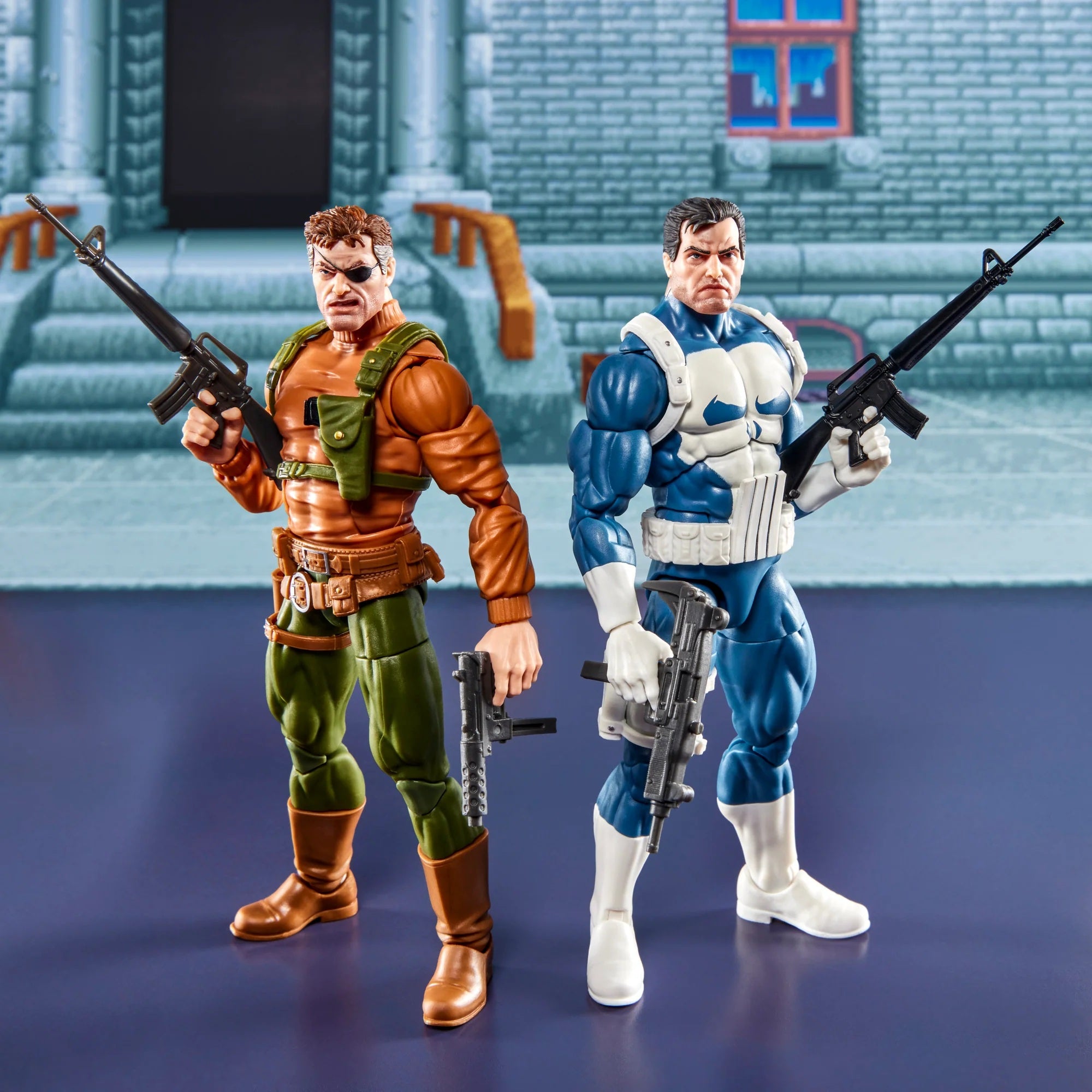 Marvel Legends 6" Gamerverse Punisher and Nick Fury