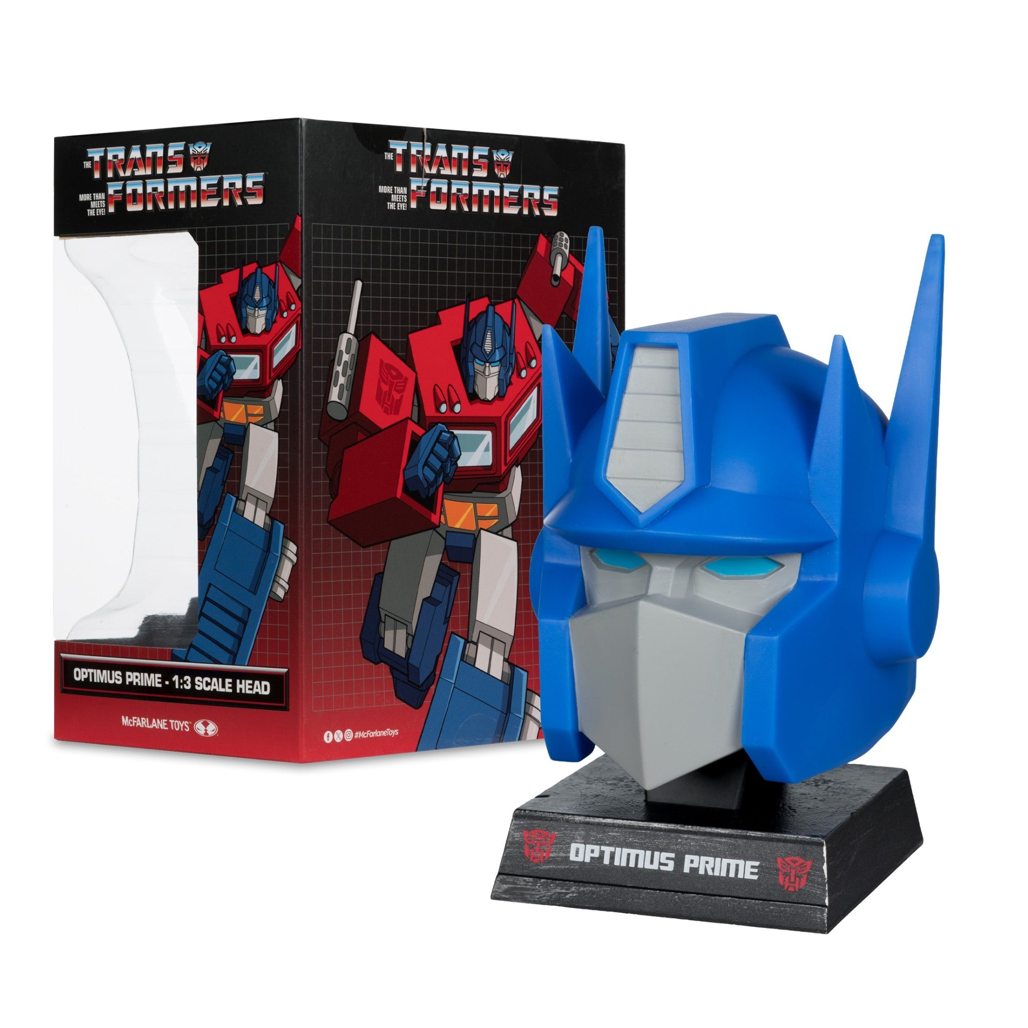 Transformers Optimus Prime 1:3 Scale Replica Head - McFarlane Toys ...
