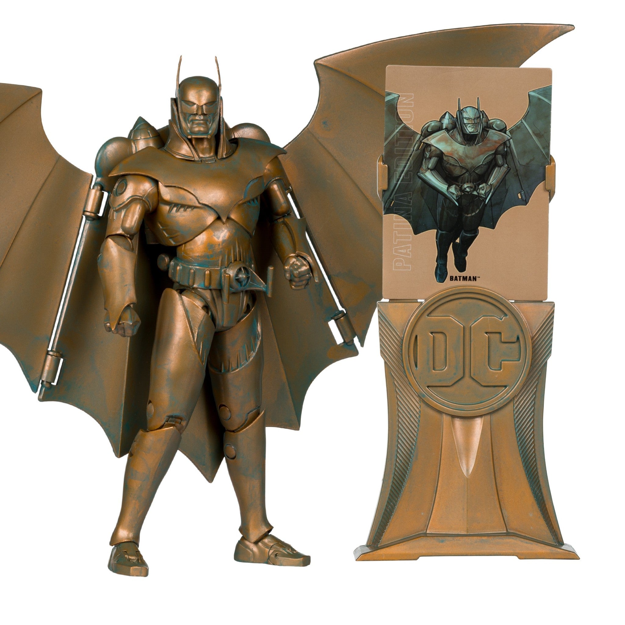 DC Multiverse Patina Edition Kingdom Come Armored Batman Gold Label McFarlane