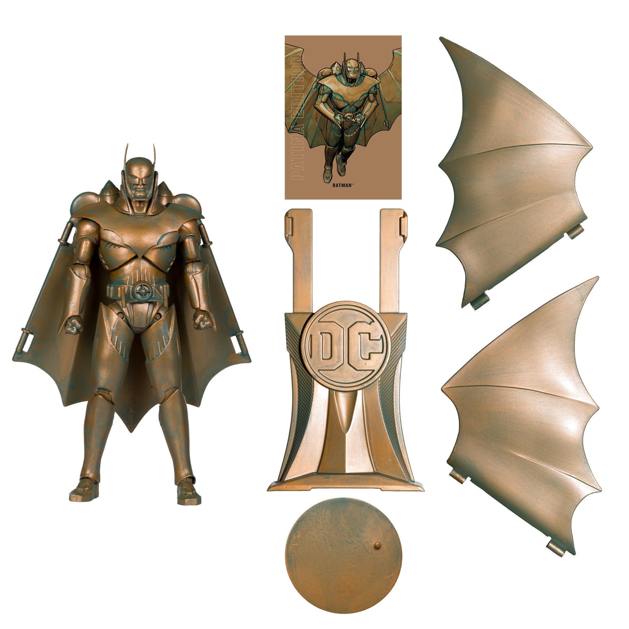 DC Multiverse Patina Edition Kingdom Come Armored Batman Gold Label McFarlane - 0