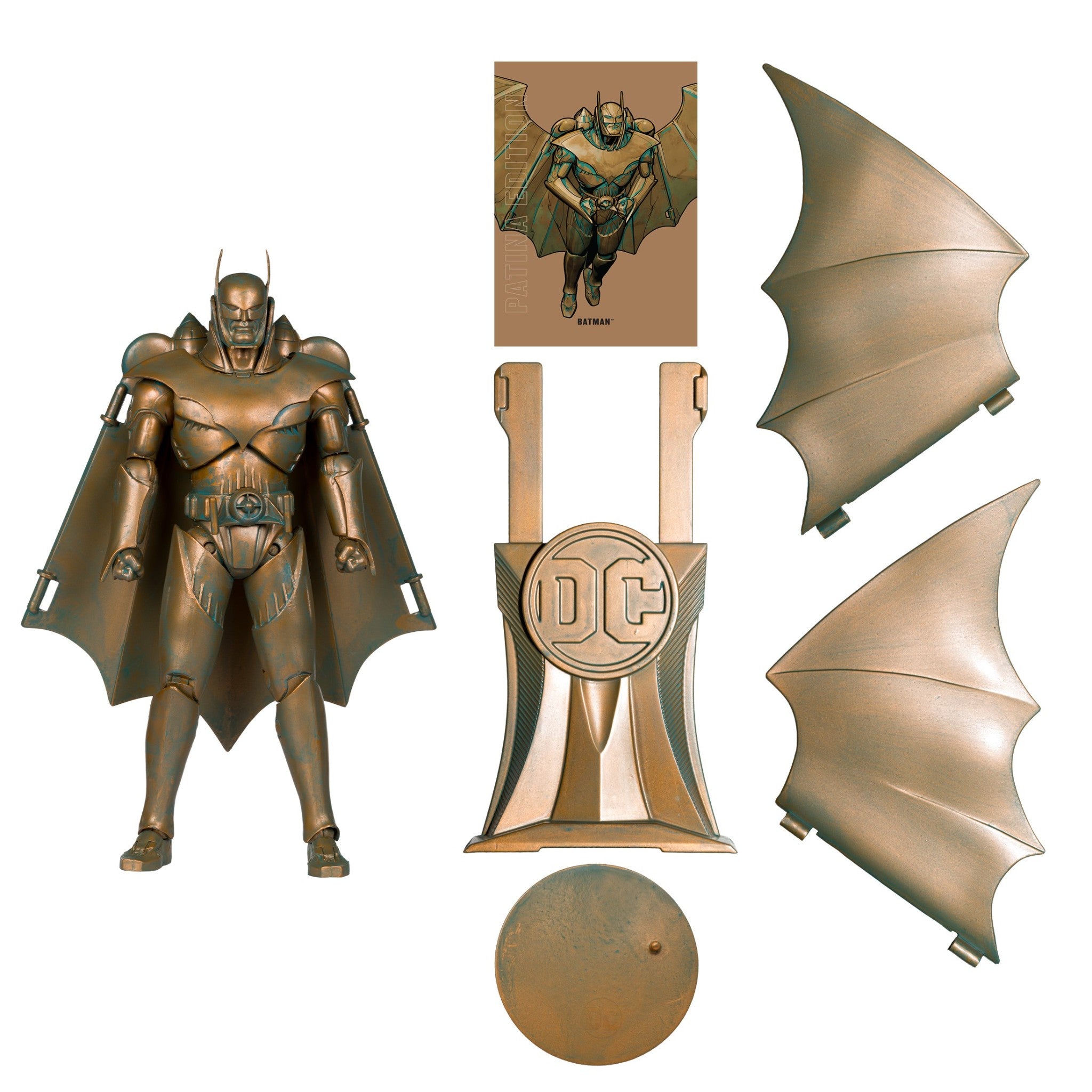 DC Multiverse Patina Edition Kingdom Come Armored Batman Gold Label McFarlane