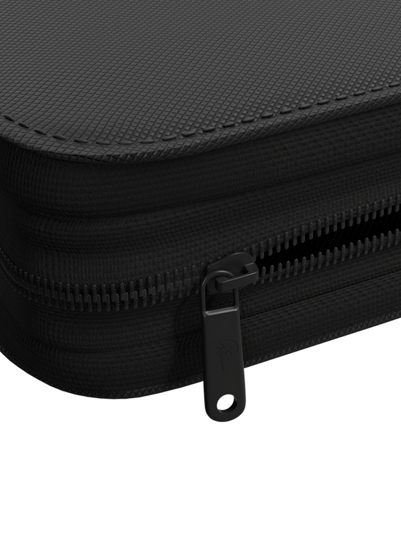Palms Off Gaming Collector's Series 4 Pocket Zip Trading Card Binder - BLACK