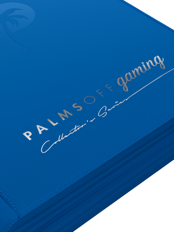Palms Off Gaming Collector's Series 4 Pocket Zip Trading Card Binder - BLUE