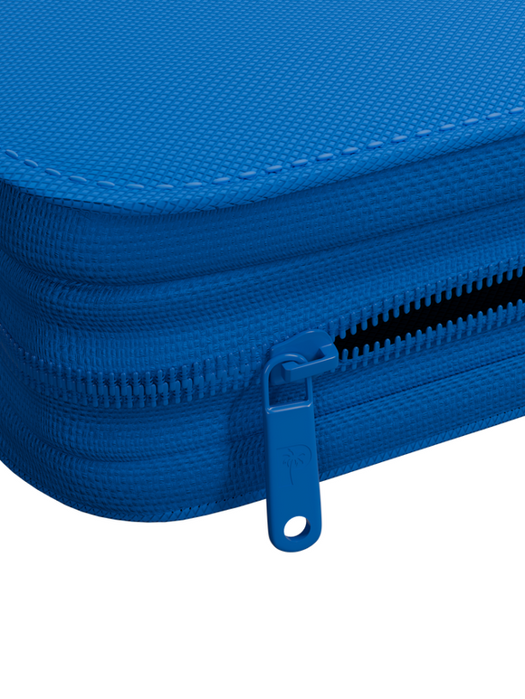 Palms Off Gaming Collector's Series 4 Pocket Zip Trading Card Binder - BLUE