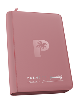 Palms Off Gaming Collector's Series 4 Pocket Zip Trading Card Binder - PINK