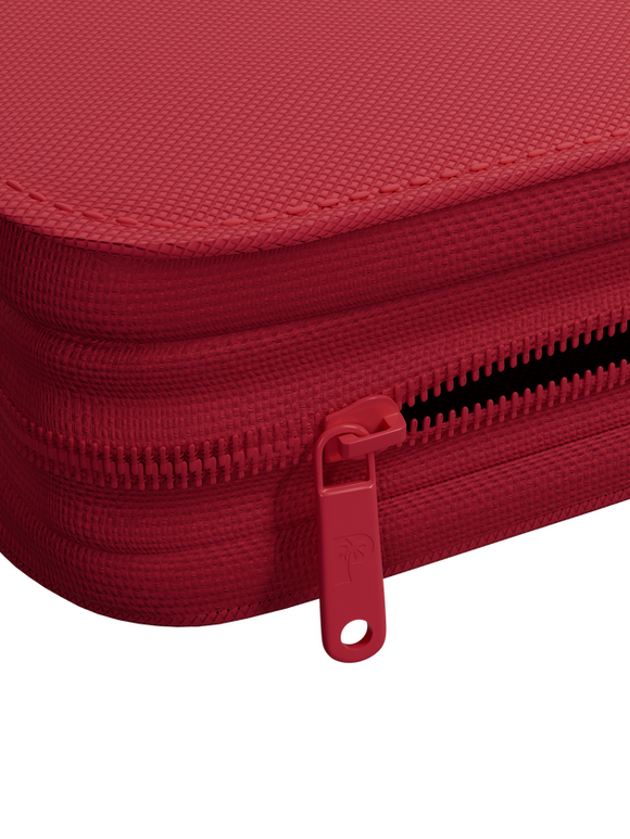 Palms Off Gaming Collector's Series 4 Pocket Zip Trading Card Binder - RED