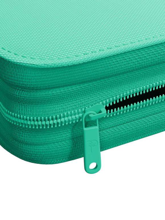 Palms Off Gaming Collector's Series 4 Pocket Zip Trading Card Binder - TURQUOISE