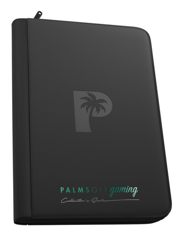 Palms Off Gaming Collector's Series 9 Pocket Zip Trading Card Binder - BLACK