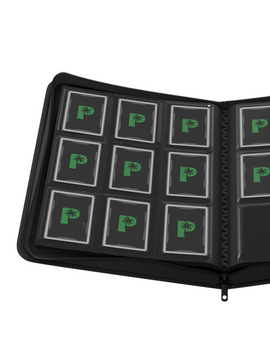 Palms Off Gaming Collector's Series 9 Pocket Zip Trading Card Binder - BLACK - 0