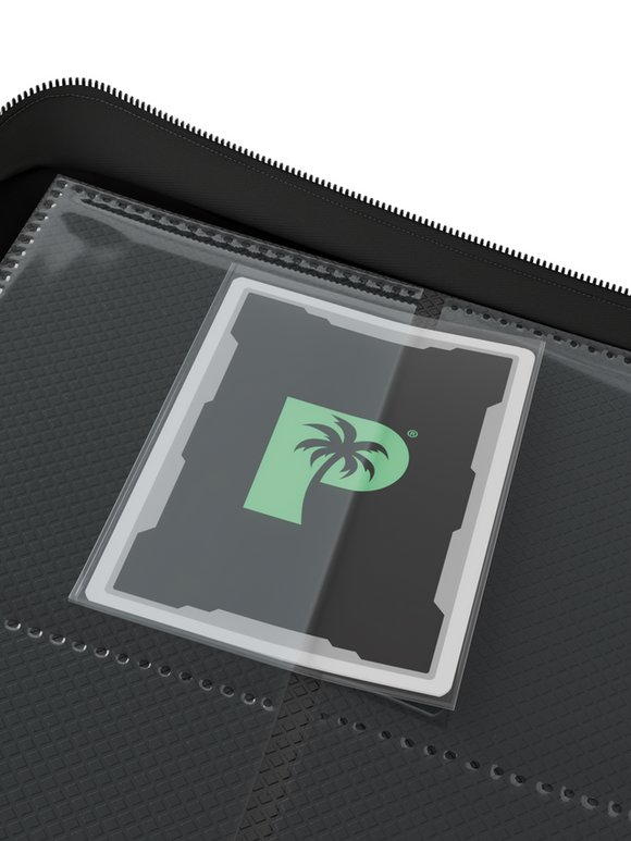Palms Off Gaming Collector's Series 9 Pocket Zip Trading Card Binder - BLACK