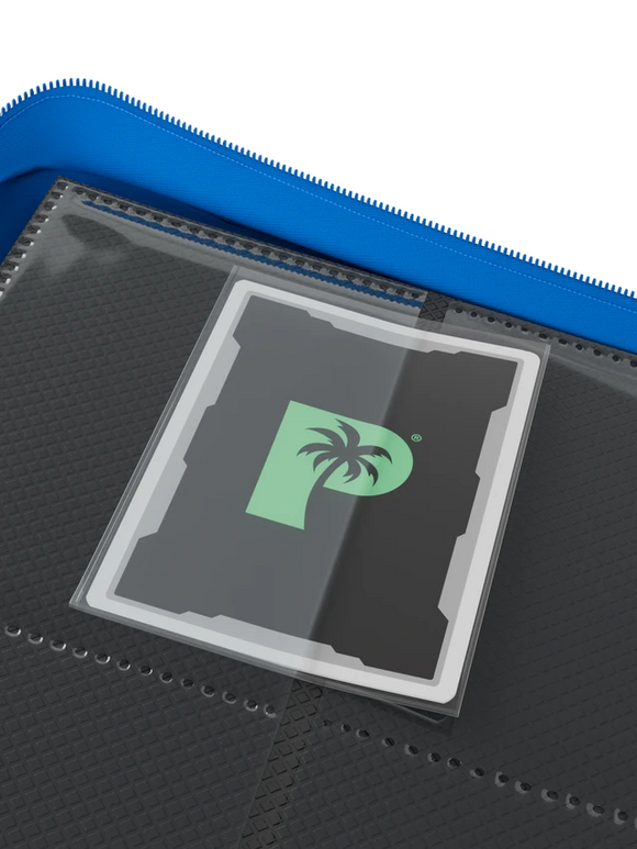 Palms Off Gaming Collector's Series 9 Pocket Zip Trading Card Binder - BLUE