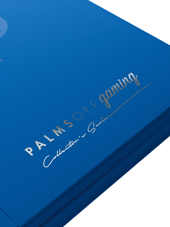 Palms Off Gaming Collector's Series 9 Pocket Zip Trading Card Binder - BLUE