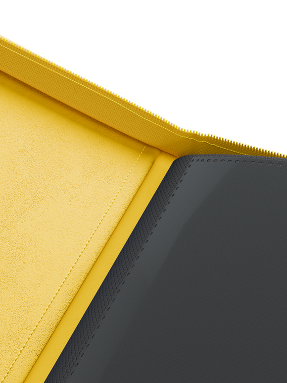 Palms Off Gaming Collector's Series 9 Pocket Zip Trading Card Binder - YELLOW
