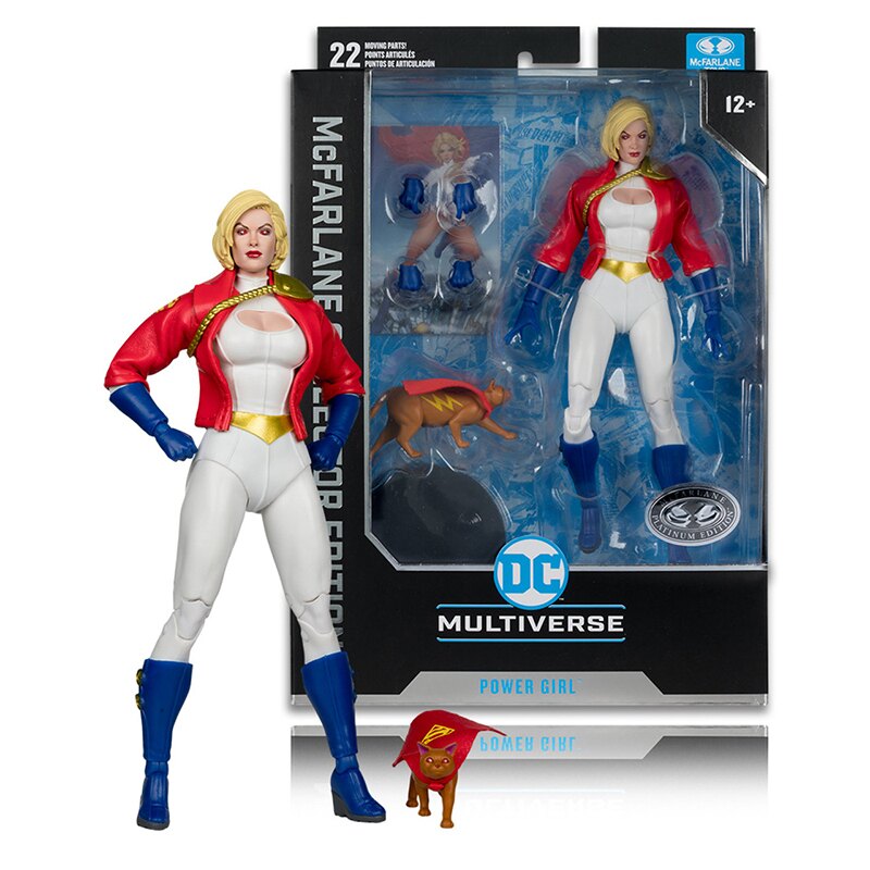 DC Multiverse Collector Edition Power Girl Reborn PLATINUM - McFarlane Toys