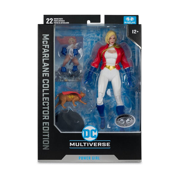 DC Multiverse Collector Edition Power Girl Reborn PLATINUM - McFarlane Toys