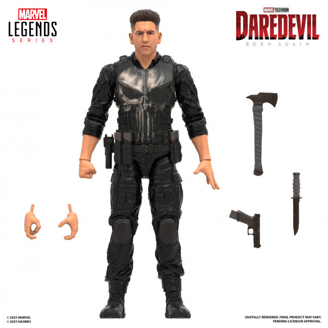 Marvel Legends 6" Daredevil Born Again Punisher