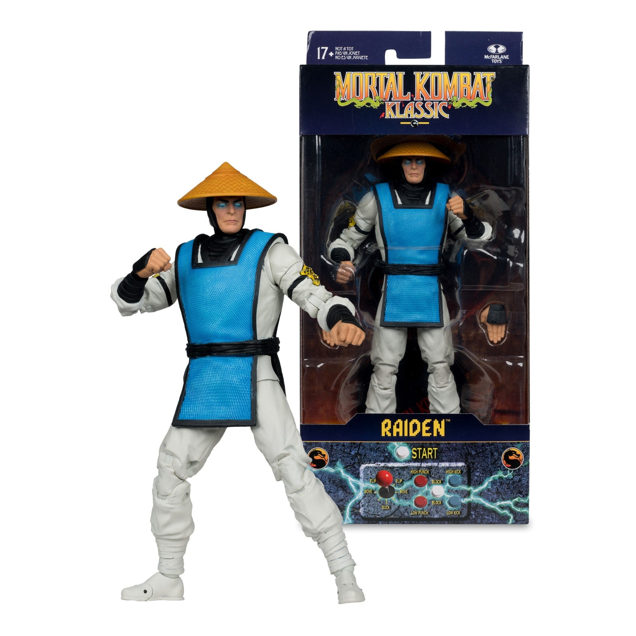 Mortal Kombat Klassic Raiden 7" Figure - McFarlane Toys