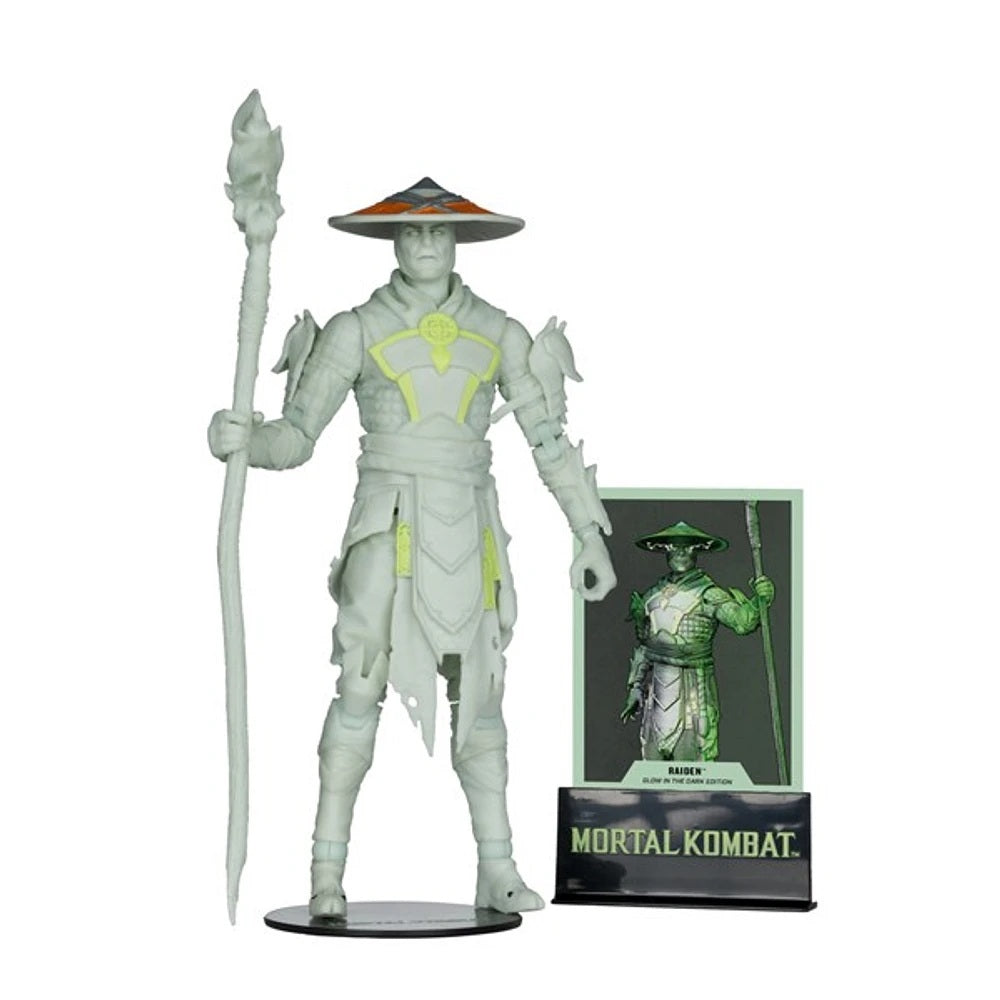 Mortal Kombat Raiden Glow In The Dark 7" Figure - McFarlane Toys