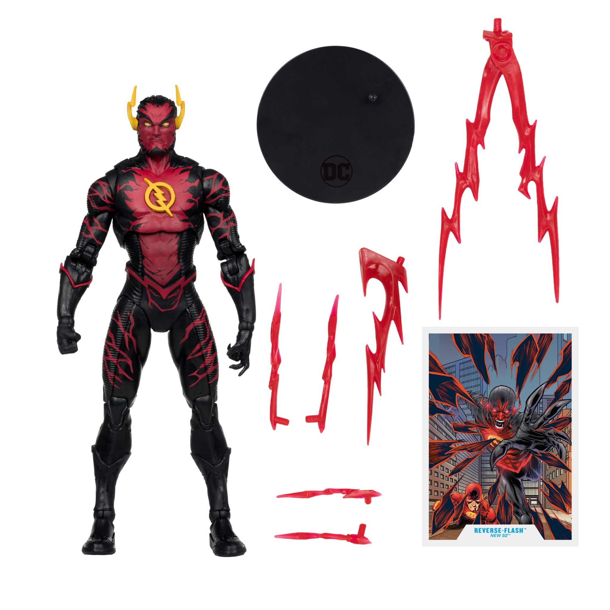 Mezco Reverse Flash DC Multiverse New 52 Reverse Flash PLATINUM - McFarlane Toys | Green ...