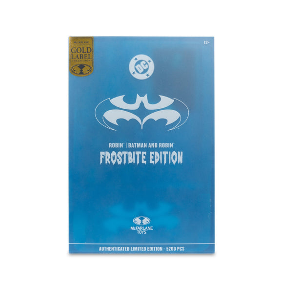 DC Multiverse Batman & Robin Robin Frostbite Edition Gold Label McFarlane