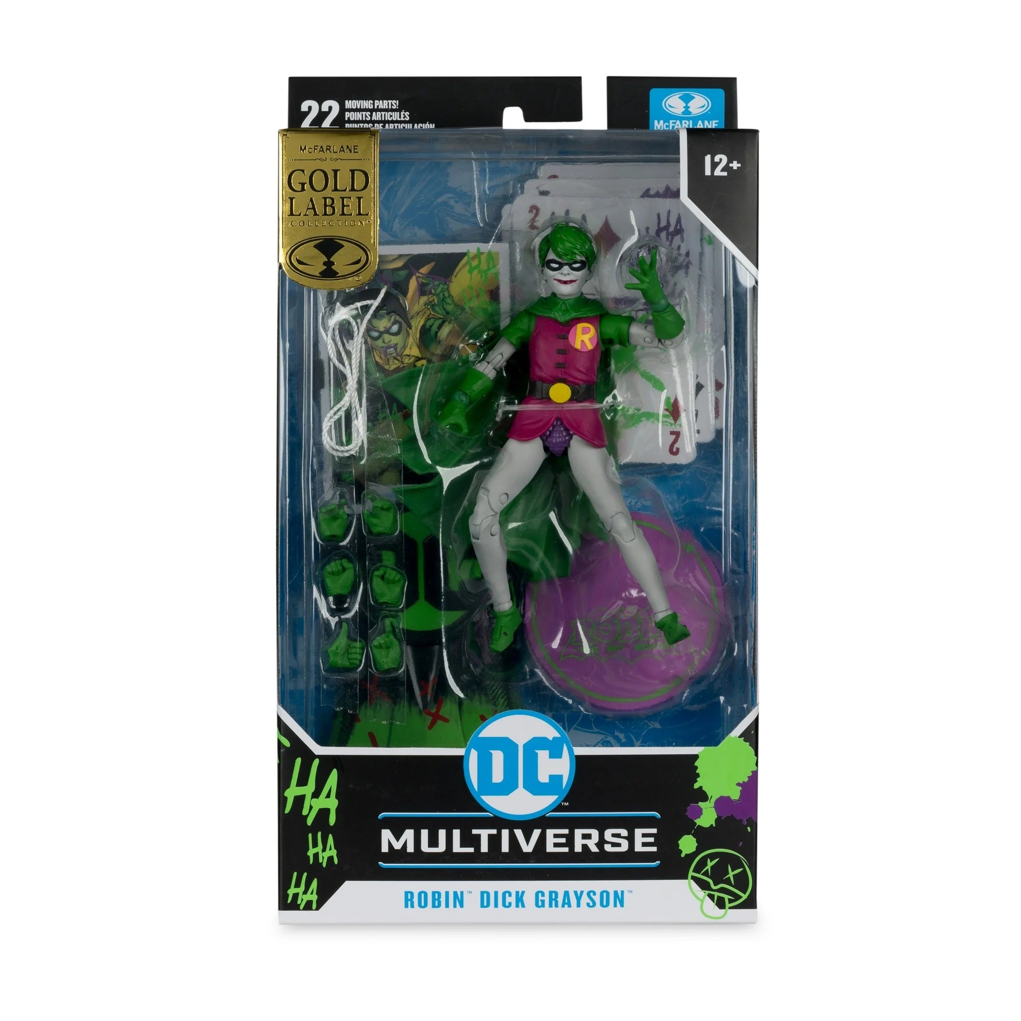 DC Multiverse Dick Grayson Robin Jokerized Gold Label - McFarlane