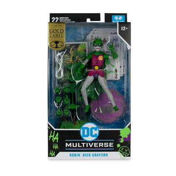 DC Multiverse Dick Grayson Robin Jokerized Gold Label - McFarlane