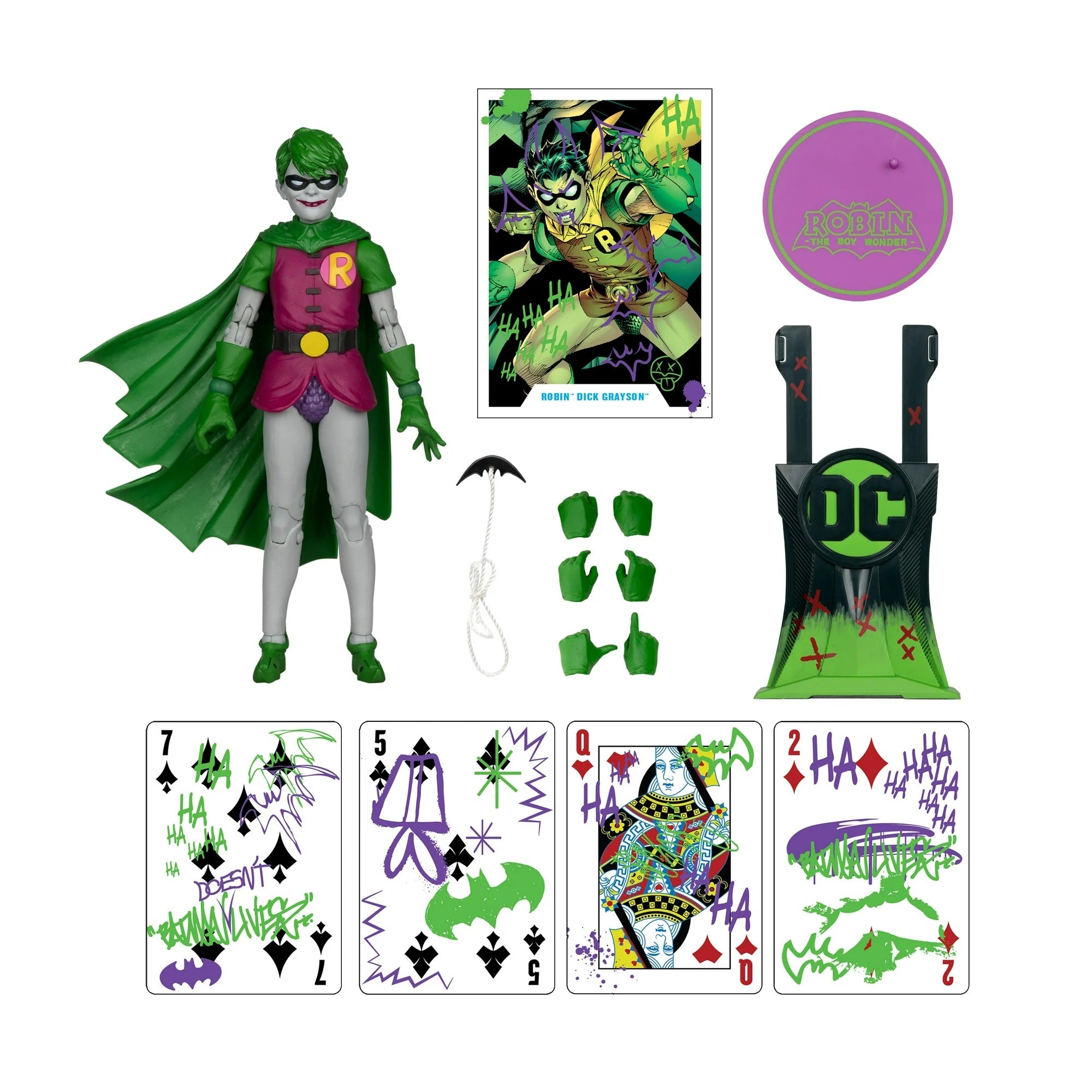DC Multiverse Dick Grayson Robin Jokerized Gold Label - McFarlane - 0