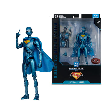 DC Multiverse Collector Edition Superman Legacy Robot PLATINUM - McFarlane Toys