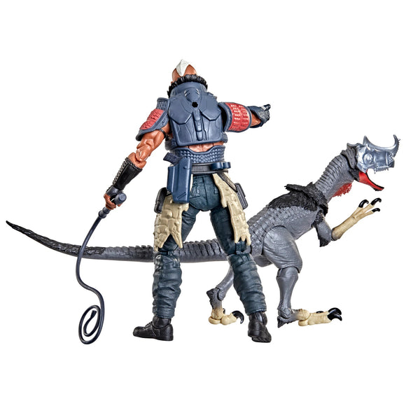 GI Joe Classified Series 6" Figure #196 Professor Rottclaw & Cobra Deinonychus