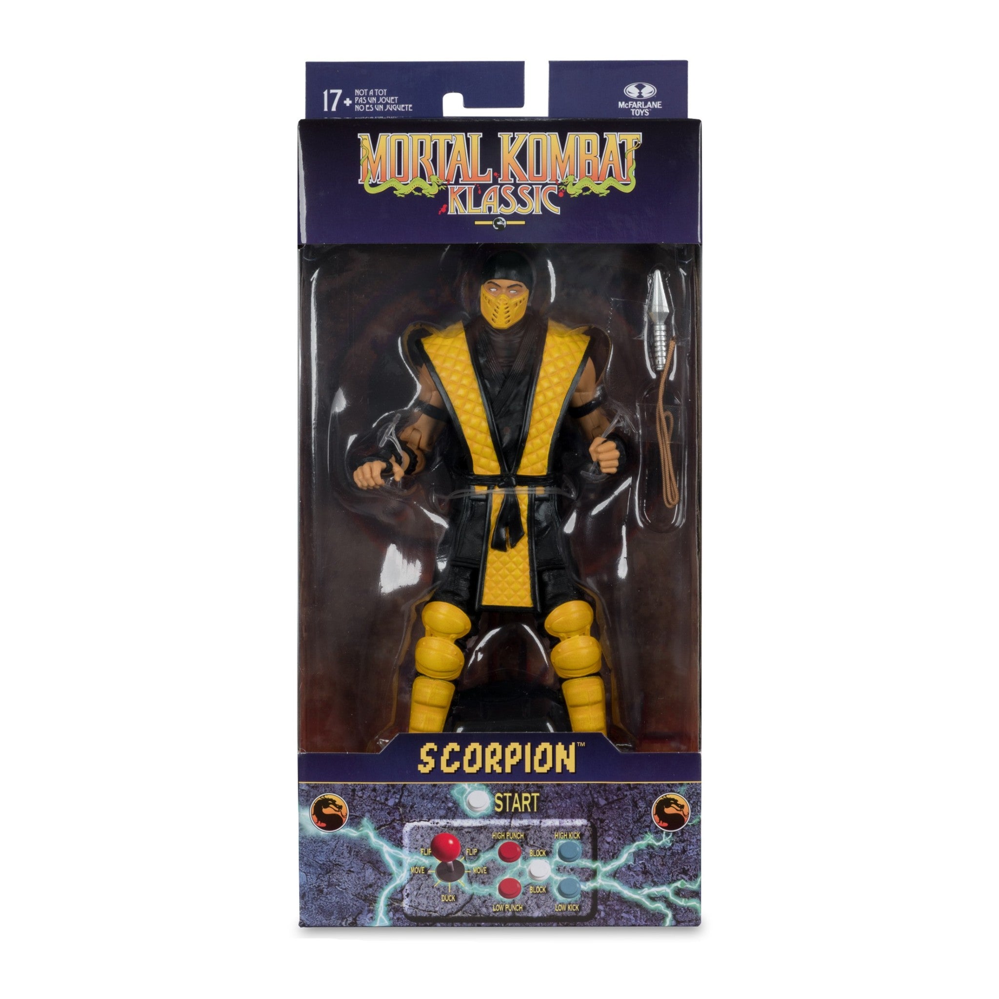 Mortal Kombat Klassic Scorpion 7" Figure - McFarlane Toys