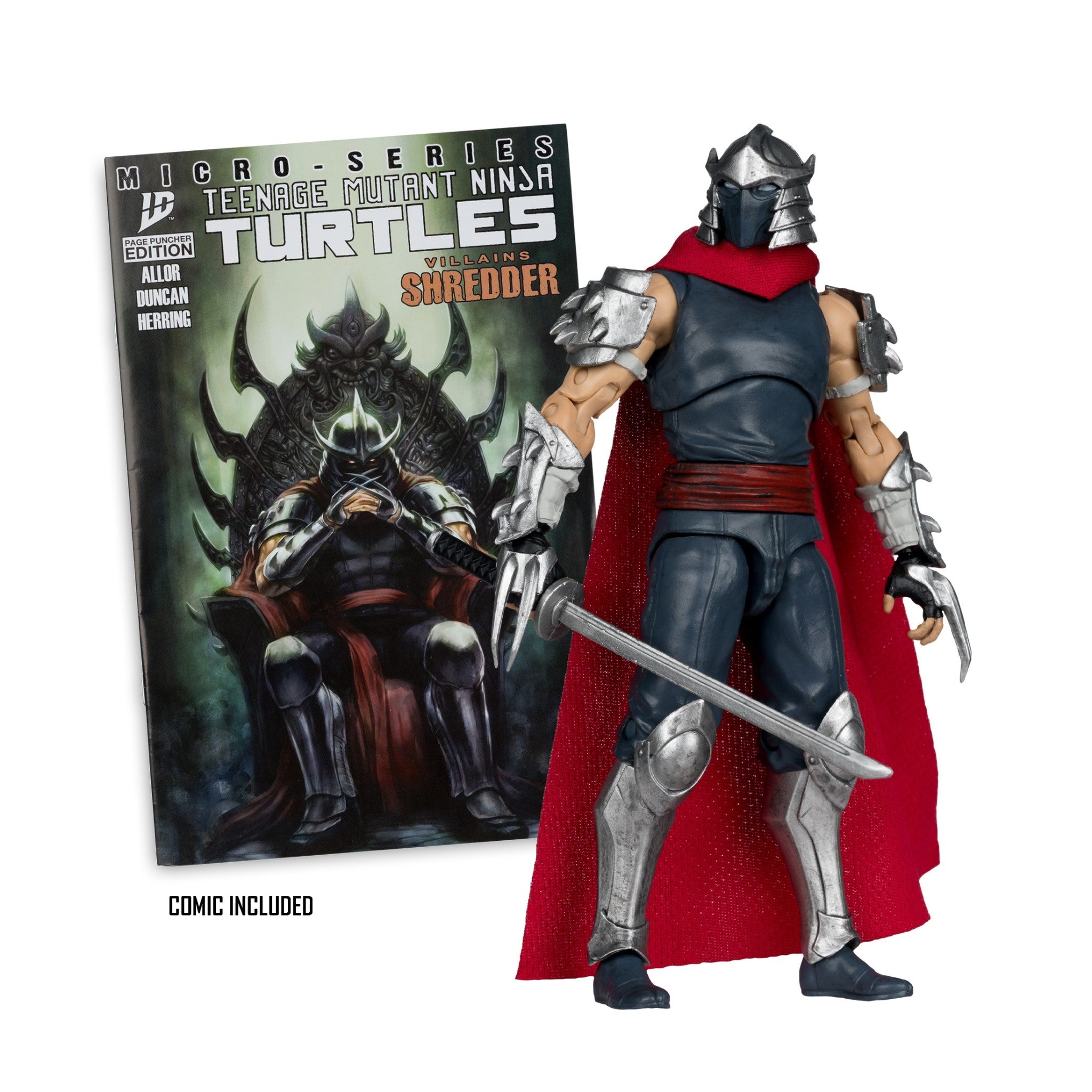 Page Punchers Teenage Mutant Ninja Turtles Shredder with Comic - McFarlane Toys - 0
