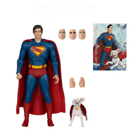 DC Multiverse Superman Legacy Deluxe Theatrical Superman & Krypto McFarlane - 0