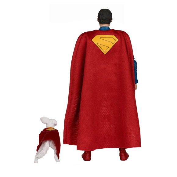 DC Multiverse Superman Legacy Deluxe Theatrical Superman & Krypto McFarlane