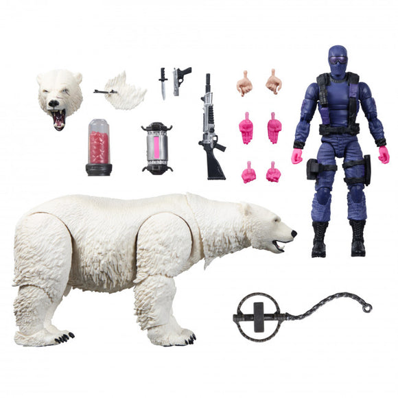 G.I. Joe Classified Series 6" Figure #161 Snake Eyes & Polar Bear