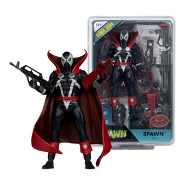 Spawn 1977 Variant Black & Red 7" Action Figure with Comic PLATINUM - McFarlane