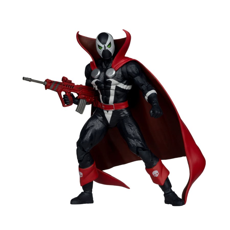 Spawn 1977 Variant Black & Red 7" Action Figure with Comic PLATINUM - McFarlane