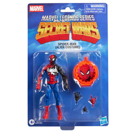Marvel Legends 6" Secret Wars Spider-Man Alien Costume