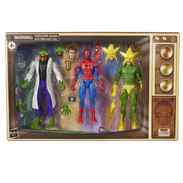 Marvel Legends 6" X-Men Spider-Man Marvel's Lizard & Marvel's Electro 3 Pack