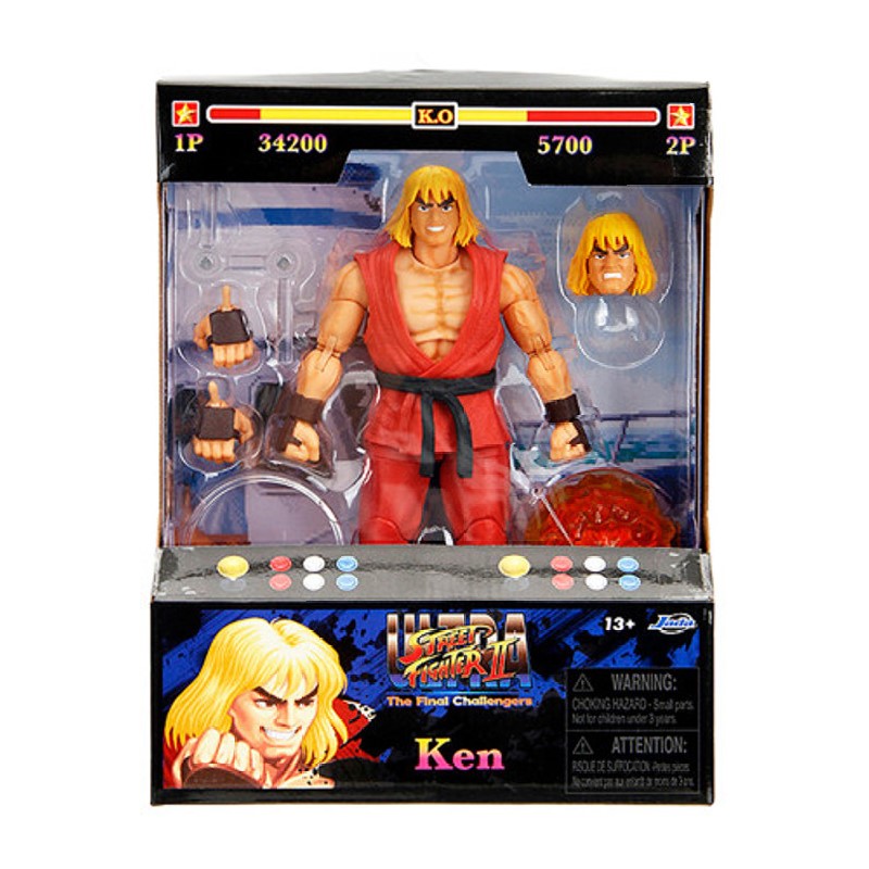 Street Fighter Ken 6" Figure - Jada Toys