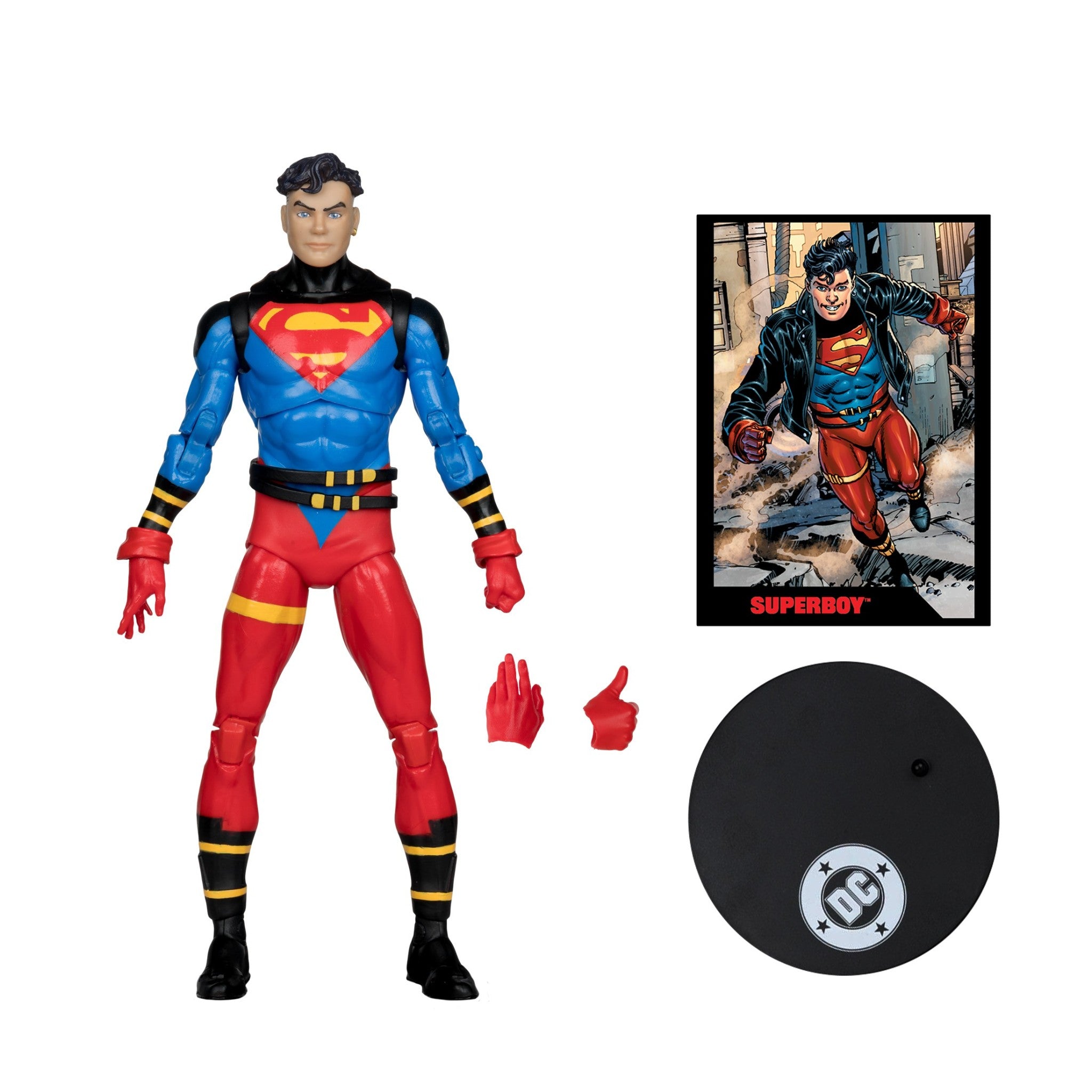 DC Direct Page Punchers Superboy Return of Superman 7" with Comic - McFarlane
