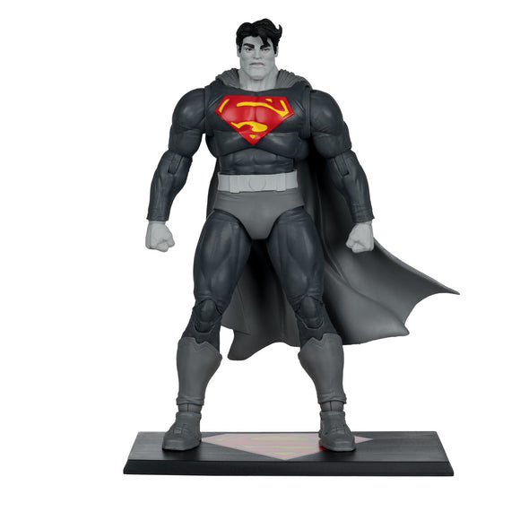 DC Multiverse Batman DKR Superman Black & White Accent Gold Label - McFarlane