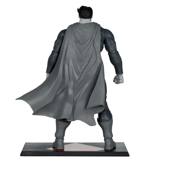 DC Multiverse Batman DKR Superman Black & White Accent Gold Label - McFarlane