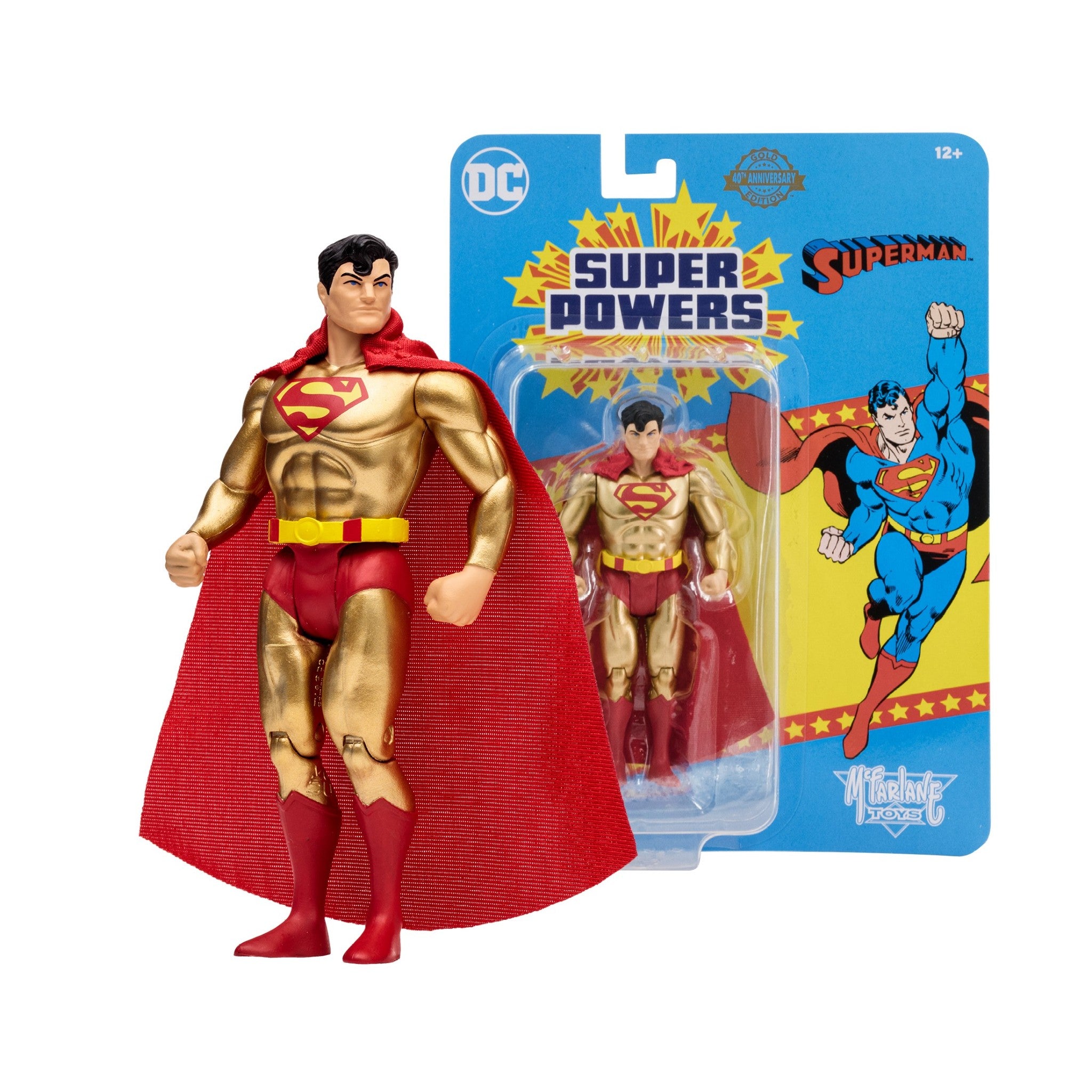 DC Direct Super Powers 2024 Superman Gold - McFarlane Toys