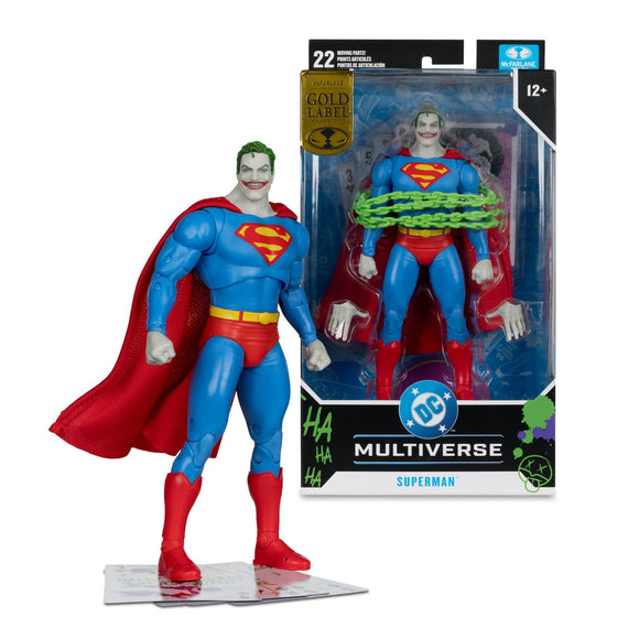 DC Multiverse Superman #9 Jokerized Gold Label - McFarlane