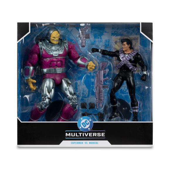 DC Multiverse Return of Superman Superman vs Mongul 2 Pack- McFarlane Toys