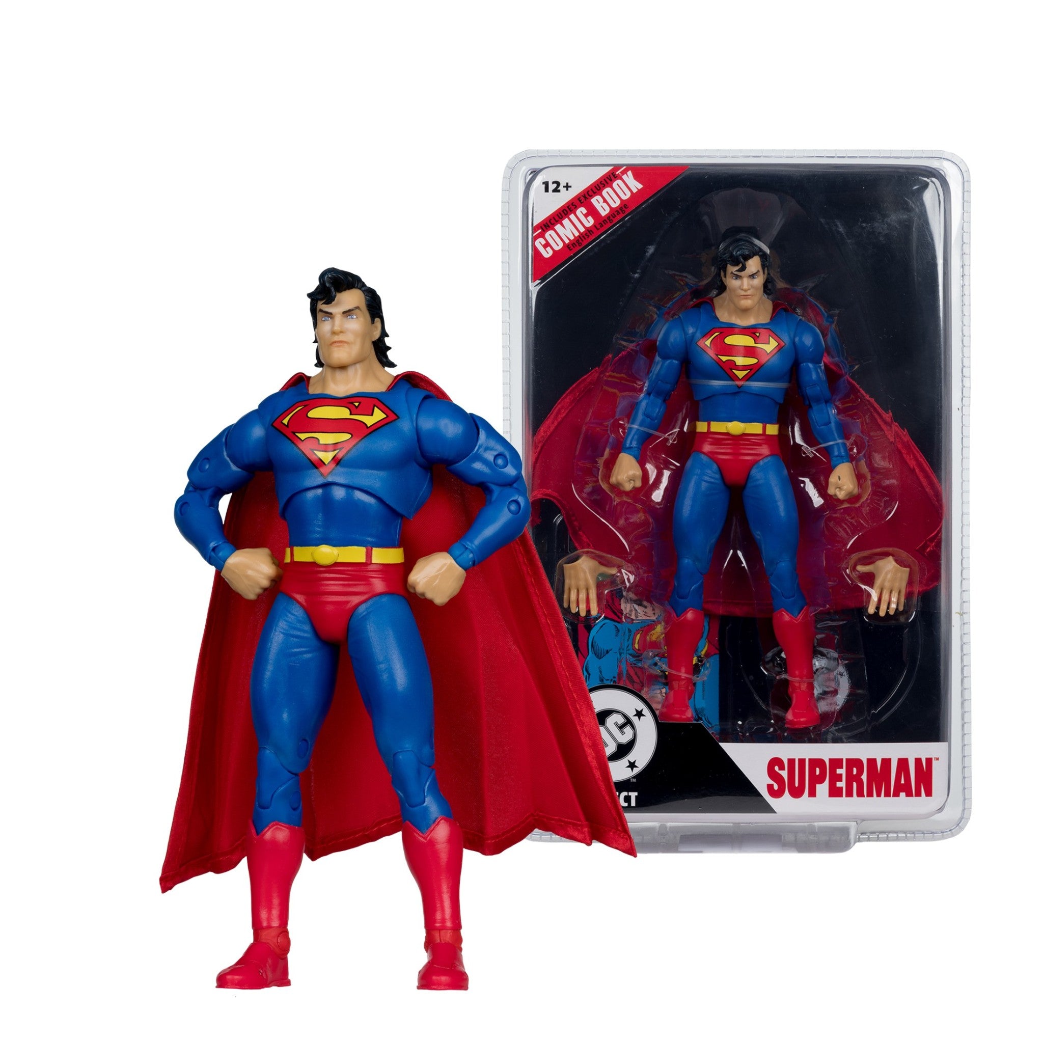 DC Direct Page Punchers Zero Hour Superman with Comic - McFarlane Toys