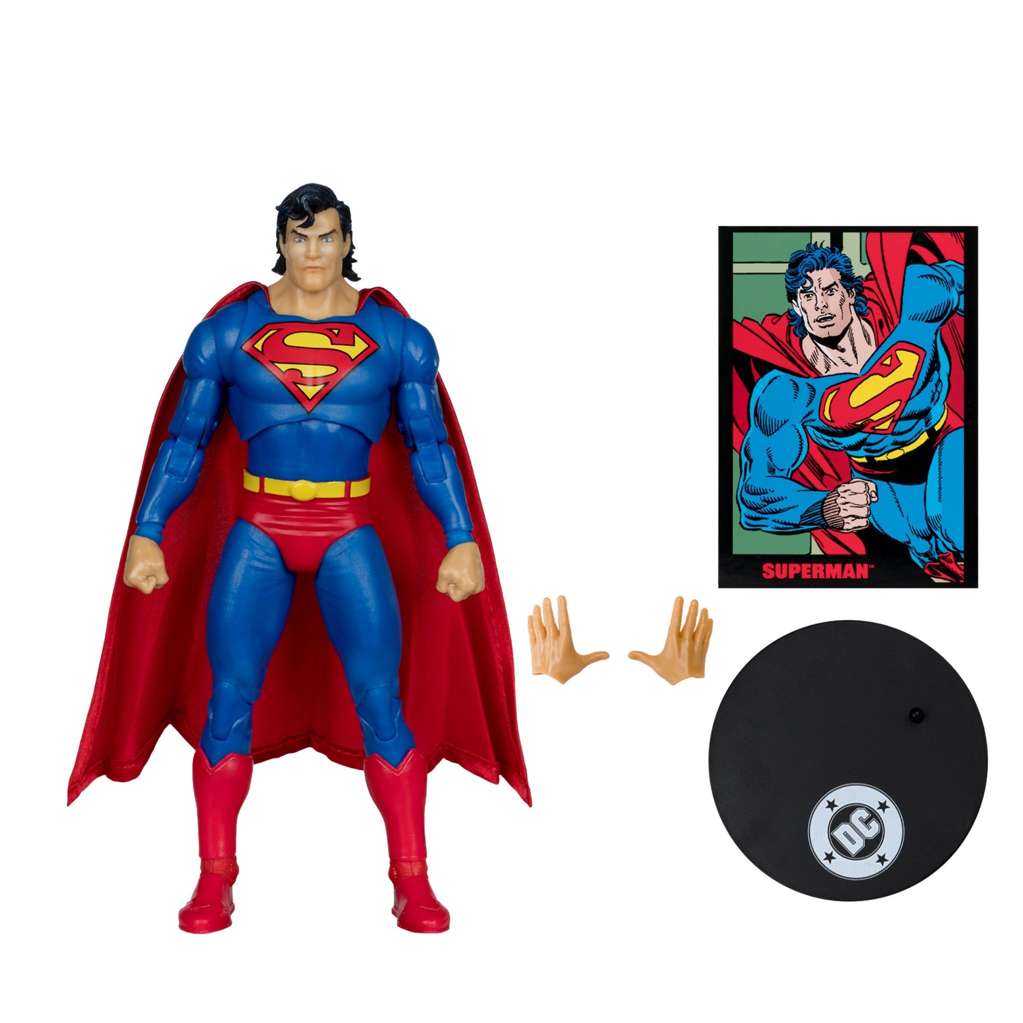 DC Direct Page Punchers Zero Hour Superman with Comic - McFarlane Toys