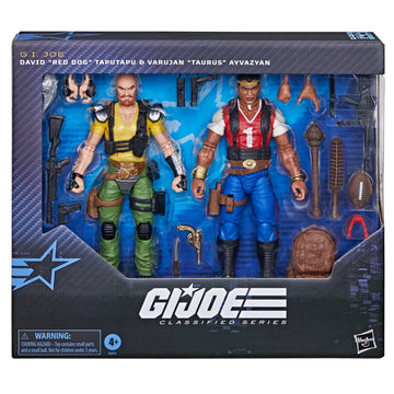 GI Joe Classified Series 6" #193 David Red Dog Taputapu & Varujan Taurus Ayvazan