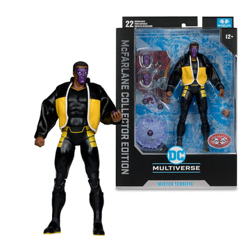DC Multiverse Collector Edition Mr Terrific JSA PLATINUM - McFarlane
